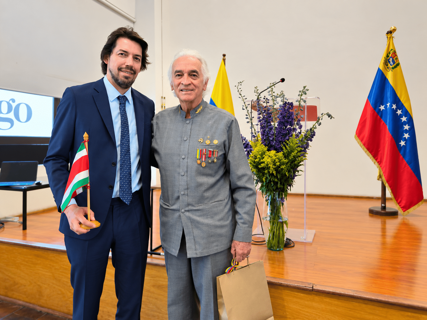 Con Eduardo Malagón Bravo