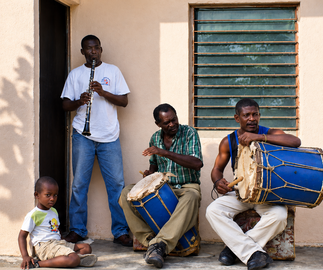 Tambora Tamborito y clarinete